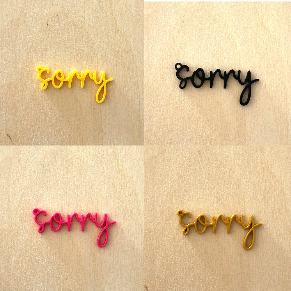 Hanger "Sorry"