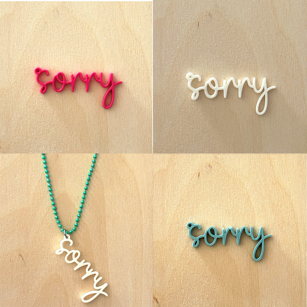 Hanger "Sorry"